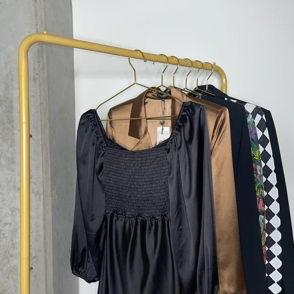 Princess Polly Nakita Long Sleeve Mini Satin Cutout Dress in Black - Picture 14 of 17